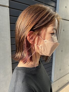 バディヘア ルーツ(BUDDY HAIR ROOTS) ボブ×インナーカラー