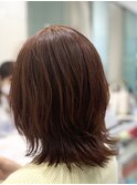 【air銀座タワー】藤本麻衣 切りっぱなしボブ