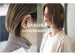 SAKURA omotesando 表参道店 【サクラ オモテサンドウ ボブ インナーカラー】