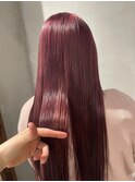 髪質改善*水素カラー ハイトーンピンク