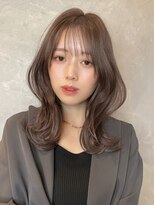 トルネード(TORNADO) ワンホンヘア くびレイヤーエアリーロング美髪グレージュ t2445