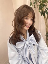 ボタン シブヤ(VOTAN SHIBUYA) ベージュ/韓国ヘア/渋谷/レイヤー/顔まわり/前髪