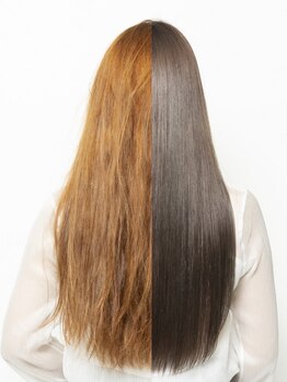 チコカラー(tico color)の写真/《長町徒歩3分》特許成分配合の次世代の髪質改善"再整カラー"でくせを改善しながら潤いのある理想の髪色に*