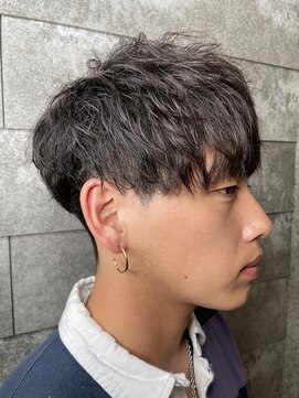 ニアウ 伊勢崎連取店(Niau) メンズマッシュツイストスパイラルパーマメンズパーマ