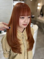 ラビス クローバー(Lovis clover)&nbsp;オレンジカラーレイヤーカット♪あゆむ