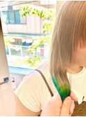 グラデーションカラー20代30代ブリーチシルバーアッシュ