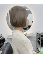 レノ 直江店(RENO)&nbsp;ハイトーンベージュ×ミニボブ@20代30代40代