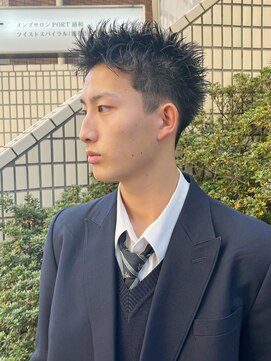 ポート 浦和(PORT) スパイキーパーマツイストスパイラルパーマメンズマッシュ