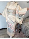 訪問着レンタル【H-3】