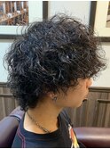 スパイキーショート/スペインカール<理容室>[メンズ/床屋/神田]