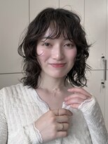 ロンドアンメゾン 原宿(Lond un Maison.)&nbsp;イメチェン外ハネボブ美髪ワイドバング顔周りレイヤー