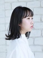 ヘアアンドアイラッシュ ココアンジェ くりえいと宗像店(Coco Ange)&nbsp;艶感外はねミディ