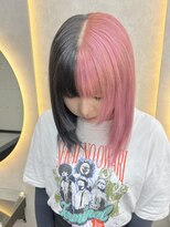 ルノン シェリー(LUNON cheliy)&nbsp;ホワイトグレージュミニウルフチェリーブラウンデジタルパーマ