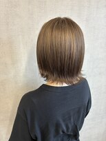 トリコ(ToricO) 切りっぱなし ミルクティー ハイトーン くすみベージュ 暖色