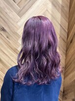 アース 岩槻店(HAIR&MAKE EARTH)&nbsp;パープルアッシュ
