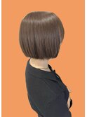 chocolate brown × mini bob