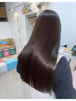 オリビアヘアー(OLIVIA HAIR) 髪質改善カラー×カット×marbbで艶髪ロング