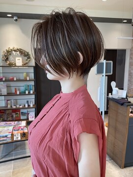 バンプ ギンザ(BUMP GINZA) 30代40代50代大人ショート髪型丸顔前髪なし似合わせ【安野】