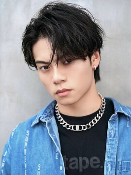 MEN'S HAIR BLEACHi 郡山店【メンズ ヘア ブリーチ】【12月26日オープン(予定)】 《BLEACHi》かきあげウェット【numberA.×BLEACHi】シャイン