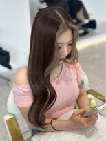 ラヴィ(Lavie)&nbsp;韓国ヘアーハッシュカットレイヤーカットハイライトカラー