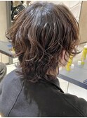 men'sウルフパーマミディアム