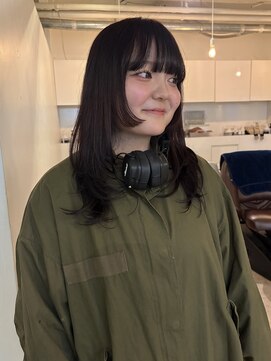 ライン(LINE) レイヤーカット/暖色系カラー