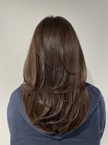 ムード(MOOD,)&nbsp;イメチェン/ピンクベージュ/アンブレラカラー/前髪/銀座駅