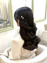 ヘアアンドメイクジップ恵比寿 (Hair＆Make ZIP)&nbsp;ハーフツイン　ヘアセット