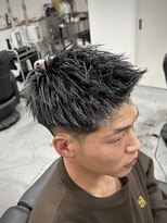 縁 ハナレ(en 870)&nbsp;シルバーメッシュ　アップバングショート