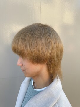 ヘアリゾート リビラ(Hair Resort Revilla) マレットヘア　サンドゴールドカラー