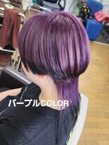 シャルシェ(Chercher) エンドCOLOR★パープル×袖黒