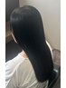【うねり・広がり改善】カット+自然な艶髪縮毛矯正+TR ¥16,500