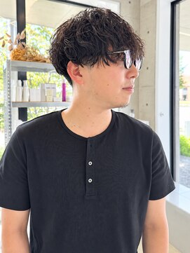 ユイマァルスロウ 岡山(YUIMARLSLOW) 岡山メンズサロン★20代30代★ニュアンスパーマ★韓国マッシュ★