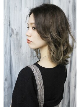 ヘアブティック ハコ(hair boutique haco) ［haco］センターパート×グラデーション