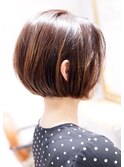 20代30代40代50代重め短め小顔ボブ×ラウンドCカーブカット目黒