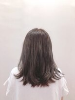 ヘア プロデュース アイモ(Hair Produce Aimo) 柔らかグレージュ×インナーボルドーの夏カラー☆ 