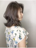 レイヤーボブ×シアベージュ 【alia橋本】