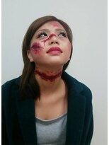ヘアースペース 練馬店(hair space COCO)&nbsp;ハロウィンに向けて、ダメージメイク