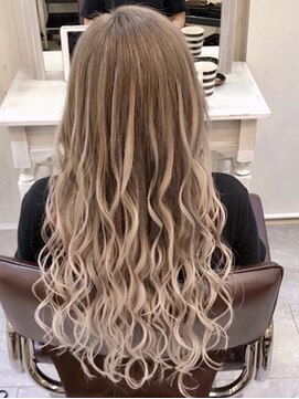 ディバイス カラーアンドエクステ(Device) 【Device】外国人風アッシュグレー＋シールエクステ50枚