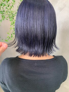 テトヘアー(teto hair) ラベンダーアッシュ、パープル、ネイビー、ブリーチ一回
