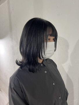 アンフィドットドゥルドゥ(AnFye.dueldo) 【AnFye.dueldo】顔まわりレイヤー+ミディアムウルフ♪