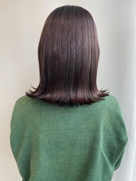 クイントネオリーブ 自由が丘正面口店(quint:neolive) 外ハネbob × red brown