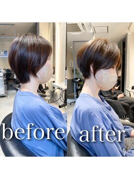 ロンドジェネルーズ 柏(Lond generous) 【斉藤航人】ショート×ショコラアッシュ【白髪染め可】【柏】