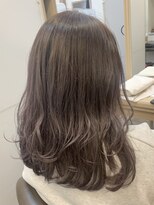 アルターリール(aL ter Rire) ラベンダーグレージュ/ミディアムレイヤー/福原遼華