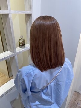 アンド ラ ブランシュ(&.La Blanche) 黒髪カタログ/グレーベージュ/レイヤーロング/アッシュカラー