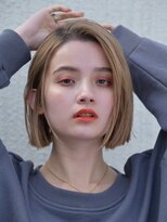 カルラ(Karra) 【karra 蒲田】外国人風ワンレン切りっぱなしボブ