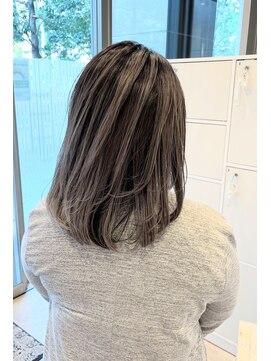 ソーホーニューヨーク ギンザ(SOHO NEW YORK GINZA) 白髪ぼかしハイライト縮毛矯正【SOHO銀座】