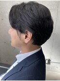 men's/アップバング/ツーブロックマッシュ/束感ショート/波巻き