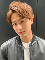 ロニカ 銀座(LOuNICA)&nbsp;王道マッシュスタイル　センターパート/ニュアンスパーマ