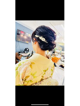 ブブ(BluBlu) 訪問着、ヘアセット